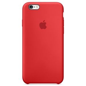 Apple iPhone 6/6s red silicone case